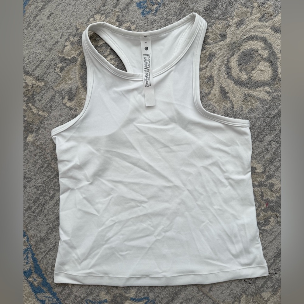 Lululemon Align Waist-Length Racerback Tank Top White (NWOT) - Picture 5 of 10